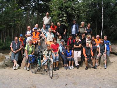 28.07.2007 Zweitagestour nach Velen-Ramsdorf, im Dauerregen mit 3 Fahrradpannen zurück.