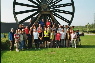 25.09.2011 Jahresabschluss vor dem Förderrad der Zeche Waltrop.