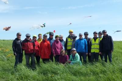 01.05.2018 Eröffnung Stadtradeln: Bei Eiseskälte nach Ascheberg, mit Gegenwind zurück.